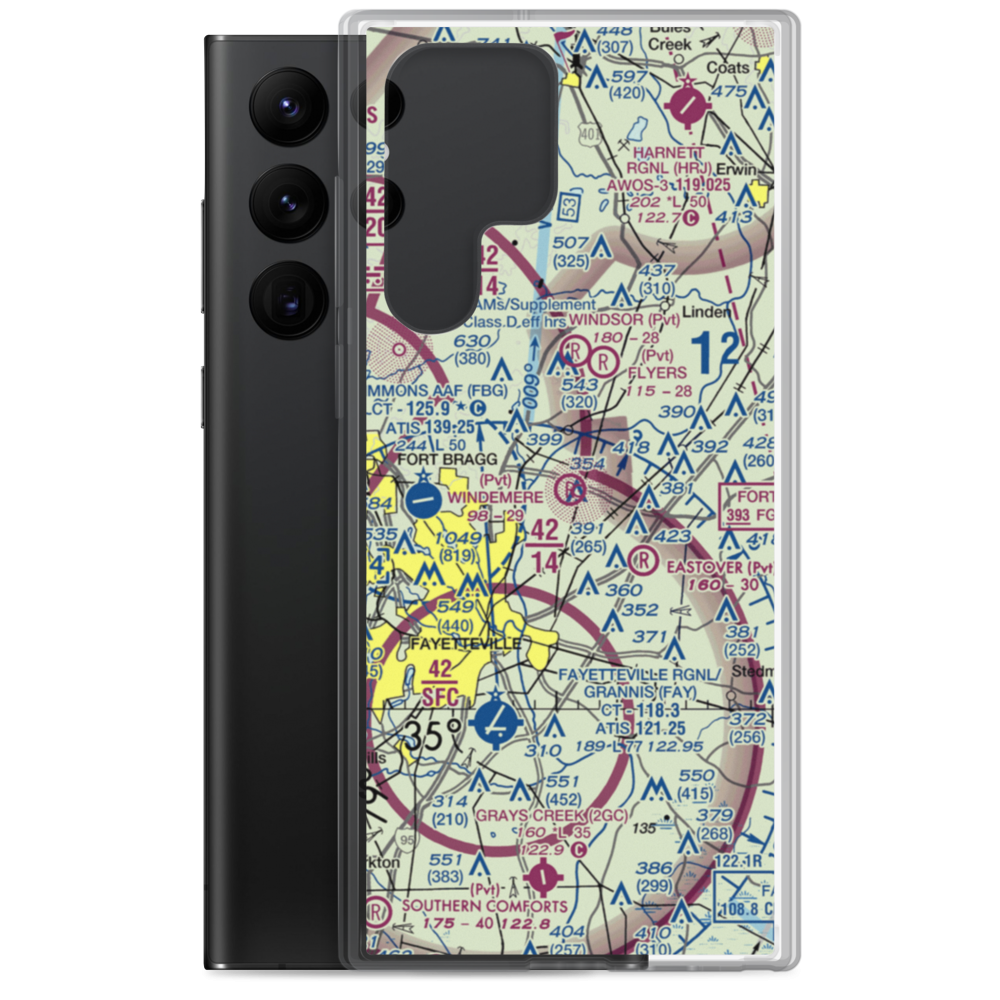 Windemere Airport (47NC) VFR Sectional Samsung Case Samsung Galaxy S22 Ultra model shown