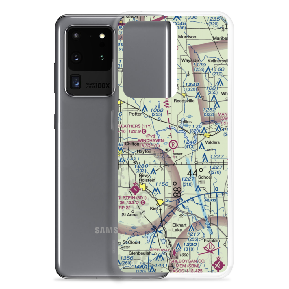 Windhaven Airport (72WI) VFR Sectional Samsung Case Samsung Galaxy S20 Ultra model shown