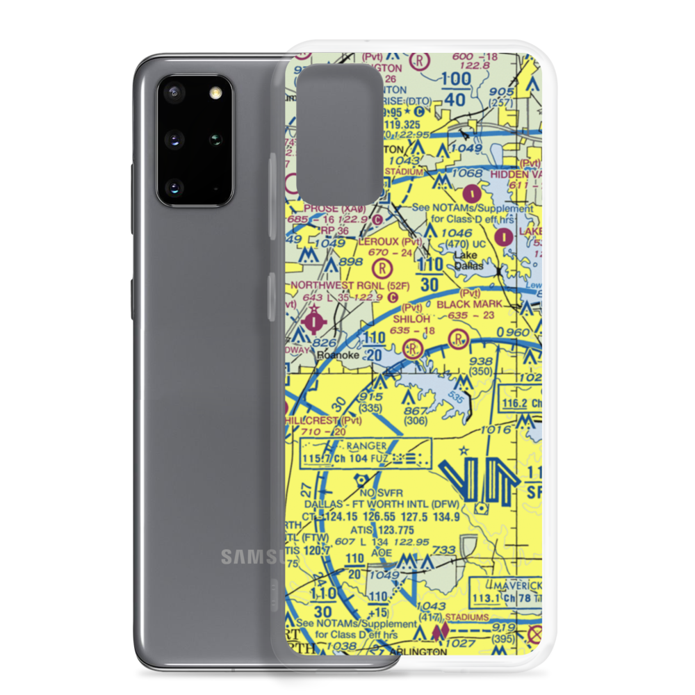 Windmill Hill Airport (TA21) VFR Sectional Samsung Case Samsung Galaxy S20 Plus model shown