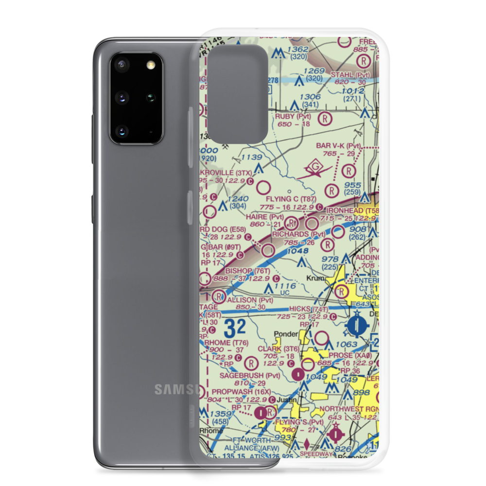 Windmillcreek Airport (85XA) VFR Sectional Samsung Case Samsung Galaxy S20 Plus model shown