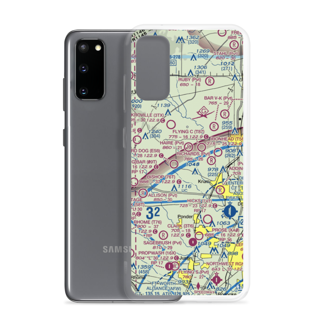 Windmillcreek Airport (85XA) VFR Sectional Samsung Case Samsung Galaxy S20 model shown