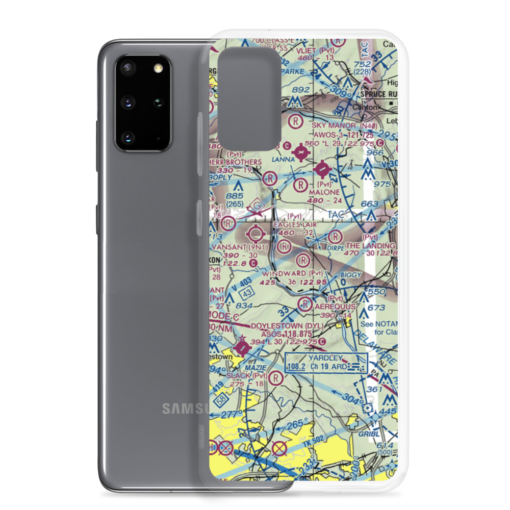 Windward Farms Airport (4NJ0) VFR Sectional Samsung Case Samsung Galaxy S20 Plus model shown