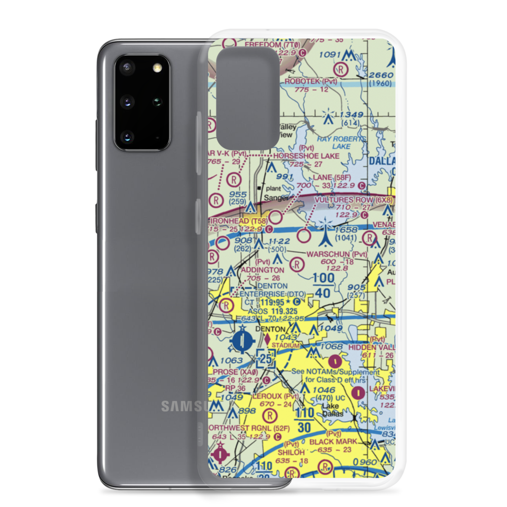 Windy Hill Airport (46XS) VFR Sectional Samsung Case Samsung Galaxy S20 Plus model shown