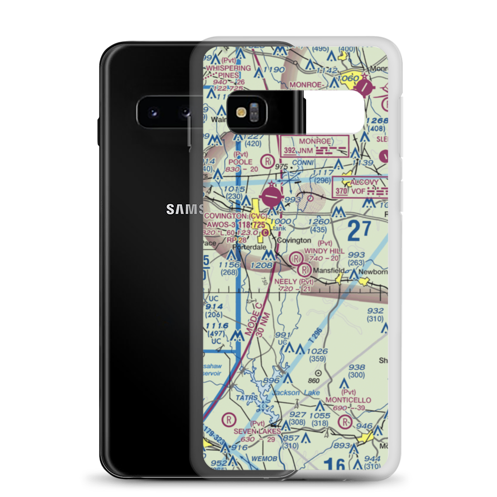 Windy Hill Airport (GA83) VFR Sectional Samsung Case Samsung Galaxy S10 model shown