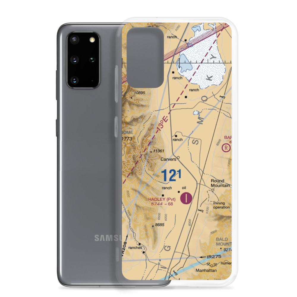 Wine Glass Ranch Airport (NV56) VFR Sectional Samsung Case Samsung Galaxy S20 Plus model shown