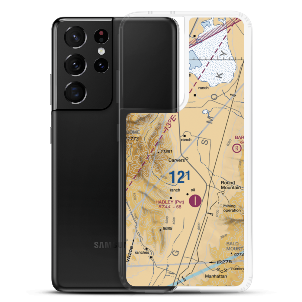Wine Glass Ranch Airport (NV56) VFR Sectional Samsung Case Samsung Galaxy S21 Ultra model shown