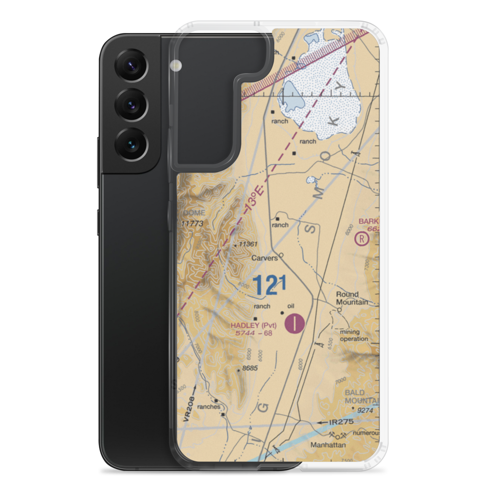 Wine Glass Ranch Airport (NV56) VFR Sectional Samsung Case Samsung Galaxy S22 Plus model shown