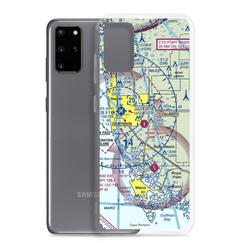 Wing South Airpark (FA37) VFR Sectional Samsung Case Samsung Galaxy S20 Plus model shown