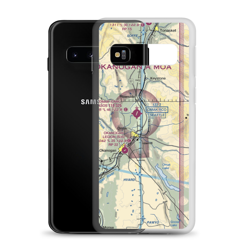 Wings For Christ Airport (0WN9) VFR Sectional Samsung Case Samsung Galaxy S10 model shown