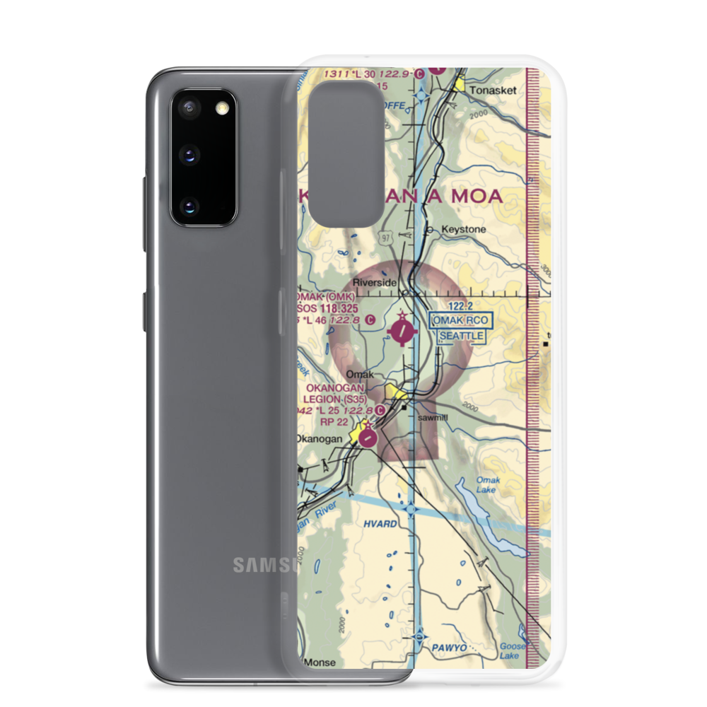 Wings For Christ Airport (0WN9) VFR Sectional Samsung Case Samsung Galaxy S20 model shown