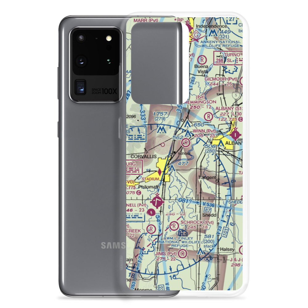 Winn Airport (OR54) VFR Sectional Samsung Case Samsung Galaxy S20 Ultra model shown