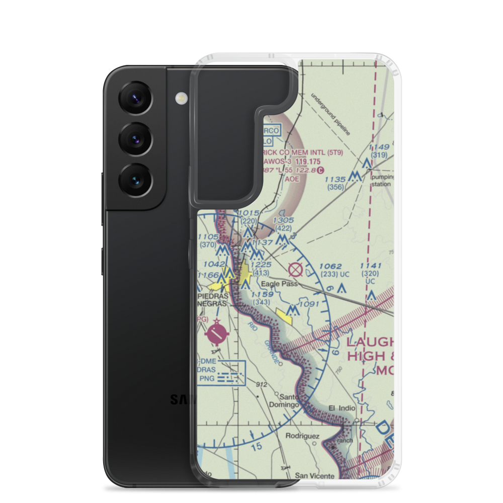 Winn Exploration Co. Inc Airport (6TA4) VFR Sectional Samsung Case Samsung Galaxy S22 model shown