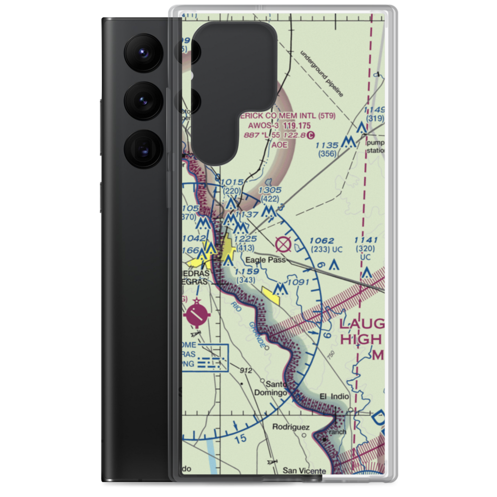 Winn Exploration Co. Inc Airport (6TA4) VFR Sectional Samsung Case Samsung Galaxy S22 Ultra model shown