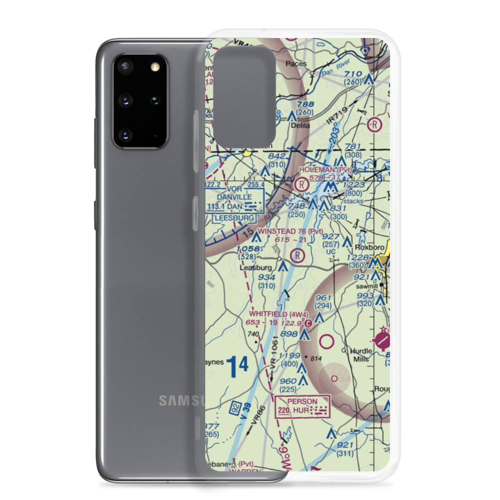 Winstead '76' Airport (68NC) VFR Sectional Samsung Case Samsung Galaxy S20 Plus model shown