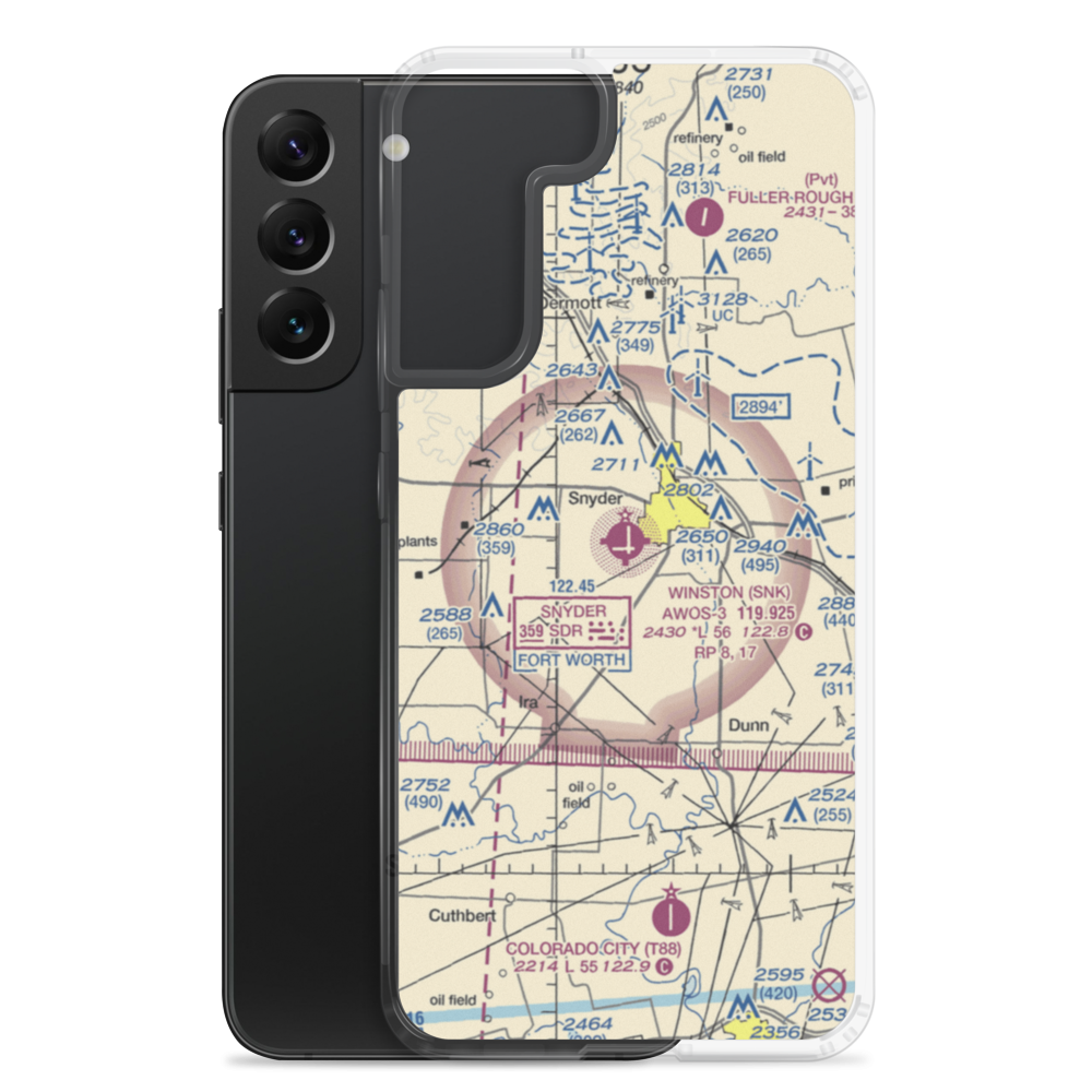 Winston Field (SNK) VFR Sectional Samsung Case Samsung Galaxy S22 Plus model shown