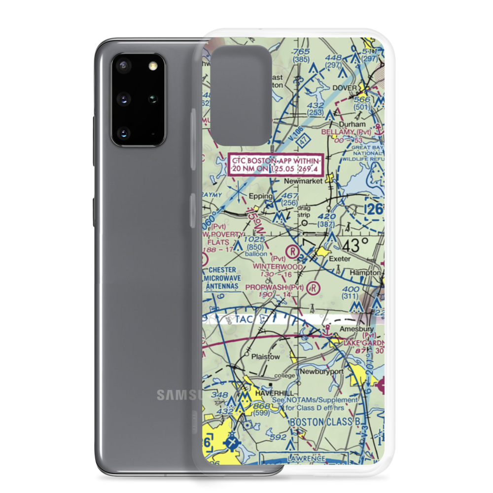 Winterwood Airport (NH67) VFR Sectional Samsung Case Samsung Galaxy S20 Plus model shown