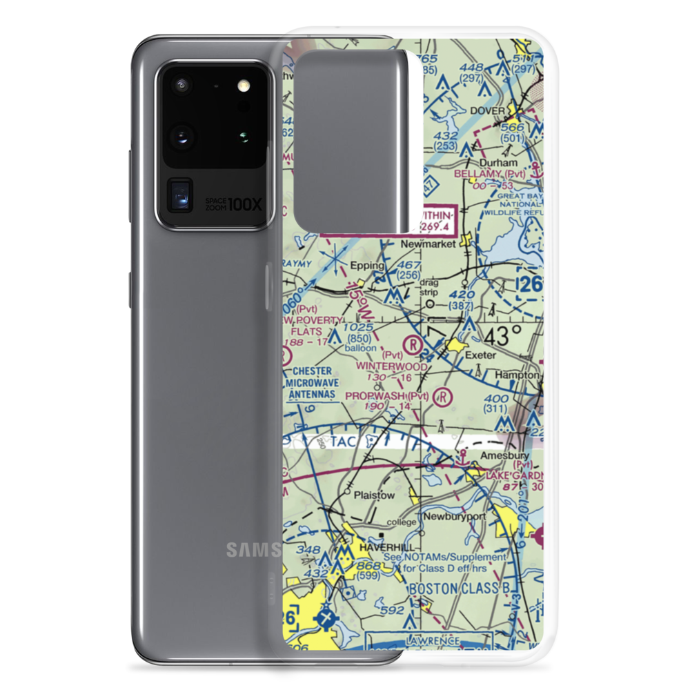 Winterwood Airport (NH67) VFR Sectional Samsung Case Samsung Galaxy S20 Ultra model shown