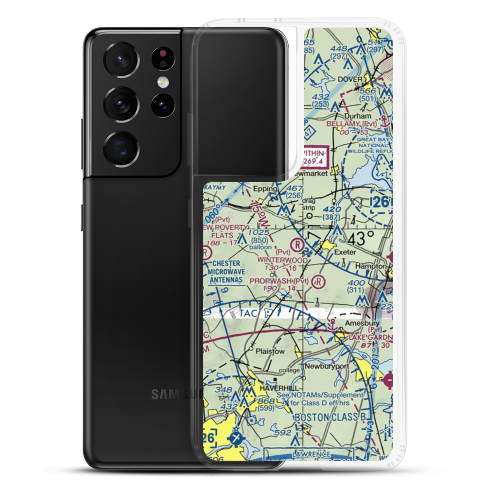 Winterwood Airport (NH67) VFR Sectional Samsung Case Samsung Galaxy S21 Ultra model shown