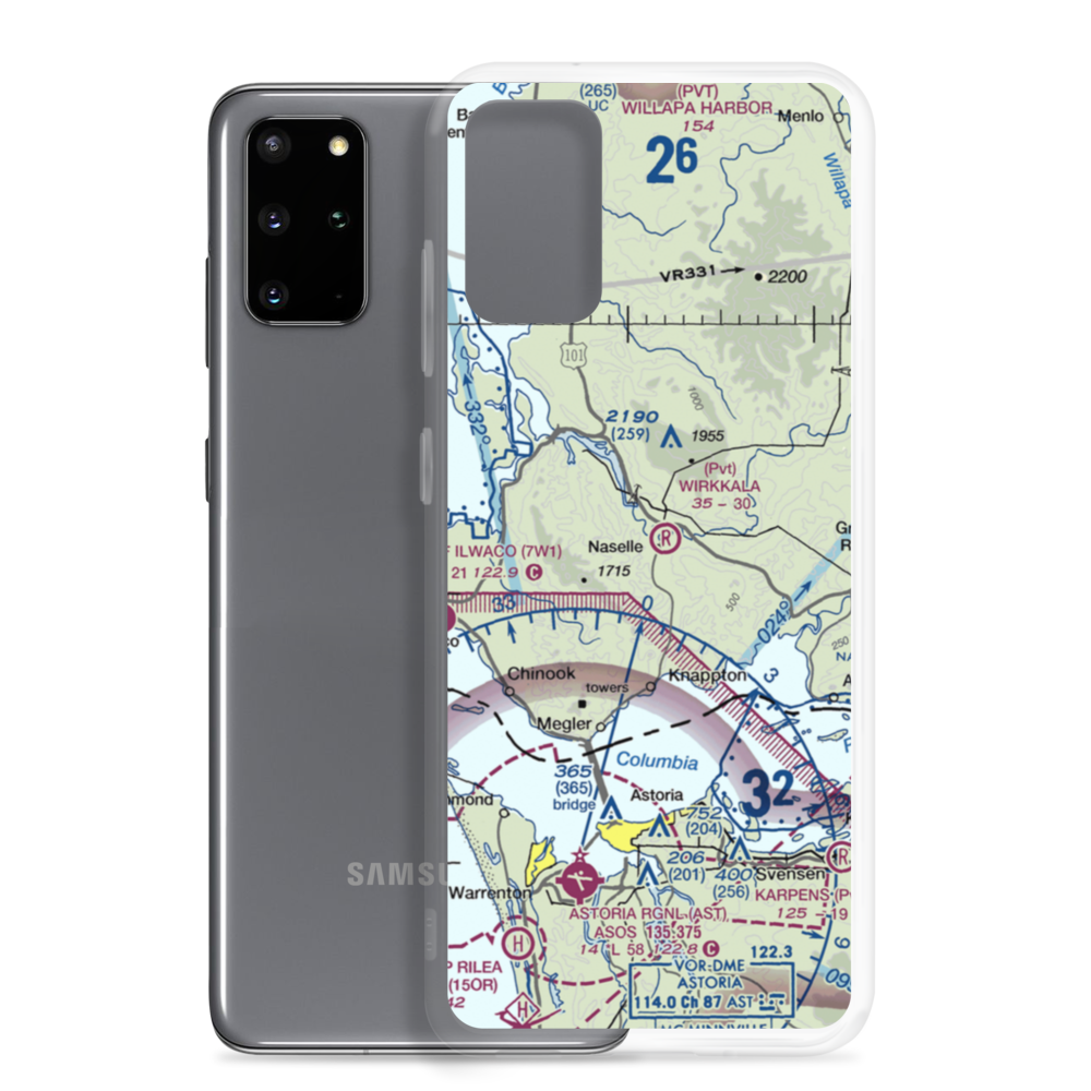 Wirkkala Airport (WA01) VFR Sectional Samsung Case Samsung Galaxy S20 Plus model shown