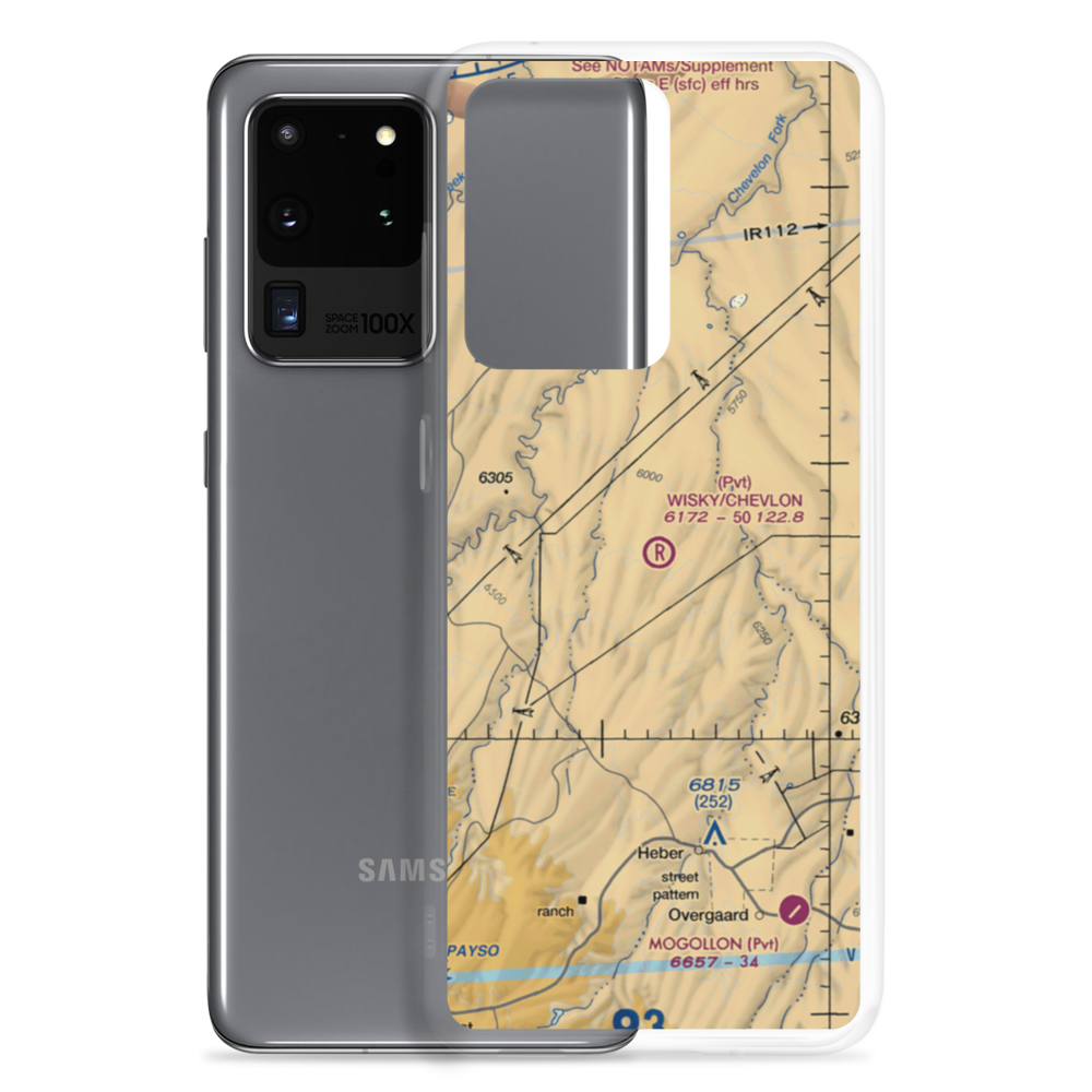 Wisky Ranch/Chevlon Airport (6AZ2) VFR Sectional Samsung Case Samsung Galaxy S20 Ultra model shown