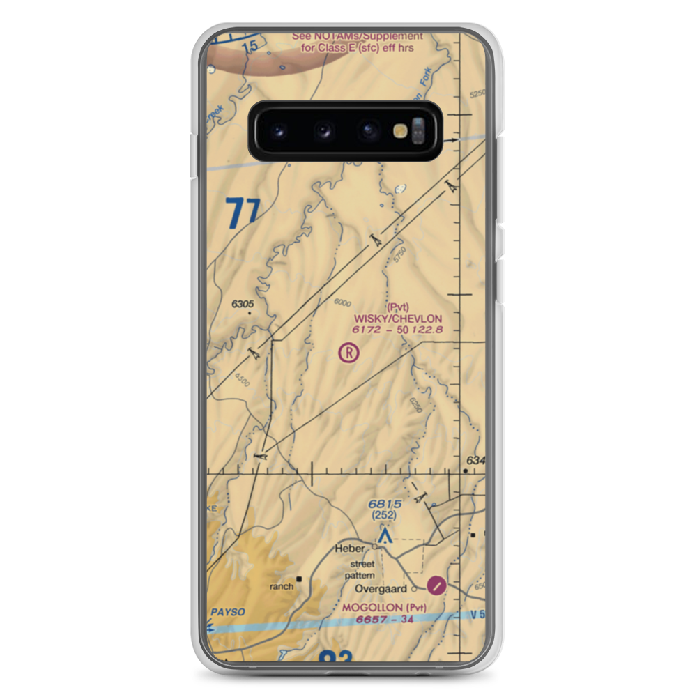 Wisky Ranch/Chevlon Airport (6AZ2) VFR Sectional Samsung Case Samsung Galaxy S10+ model shown
