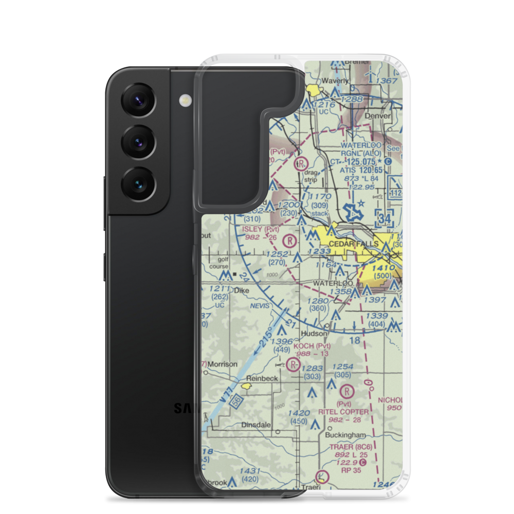 Witcombe Field (4IA7) VFR Sectional Samsung Case Samsung Galaxy S22 model shown