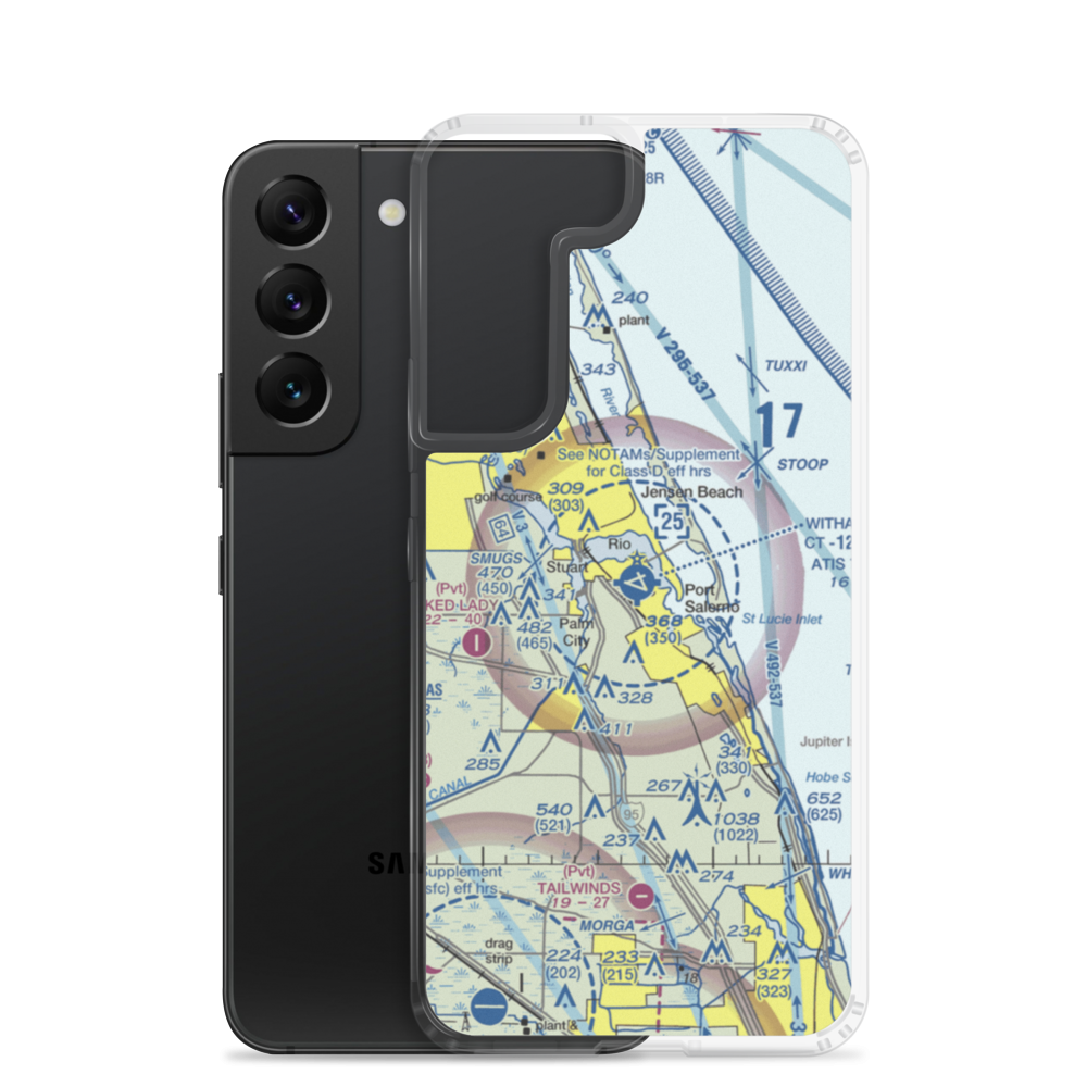 Witham Field (SUA) VFR Sectional Samsung Case Samsung Galaxy S22 model shown