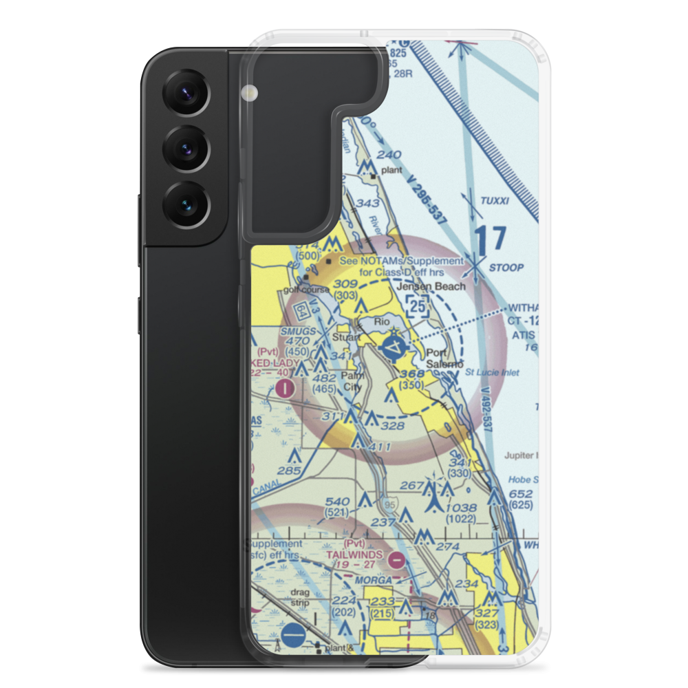 Witham Field (SUA) VFR Sectional Samsung Case Samsung Galaxy S22 Plus model shown