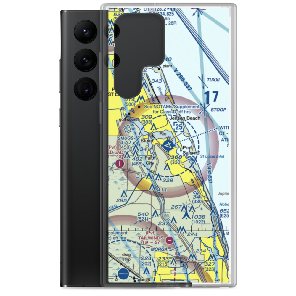 Witham Field (SUA) VFR Sectional Samsung Case Samsung Galaxy S22 Ultra model shown