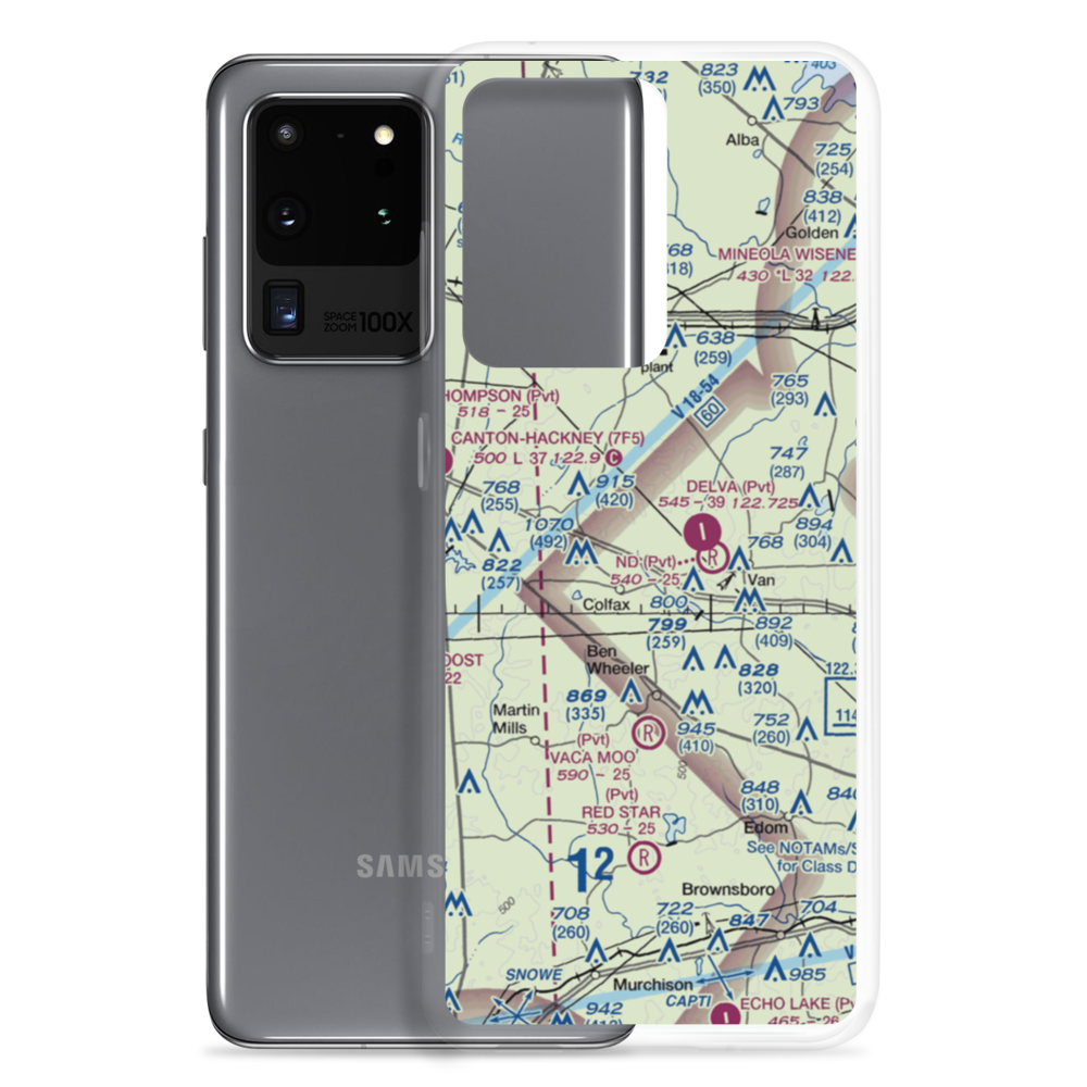 Wits End Ranch Airport (5XS5) VFR Sectional Samsung Case Samsung Galaxy S20 Ultra model shown