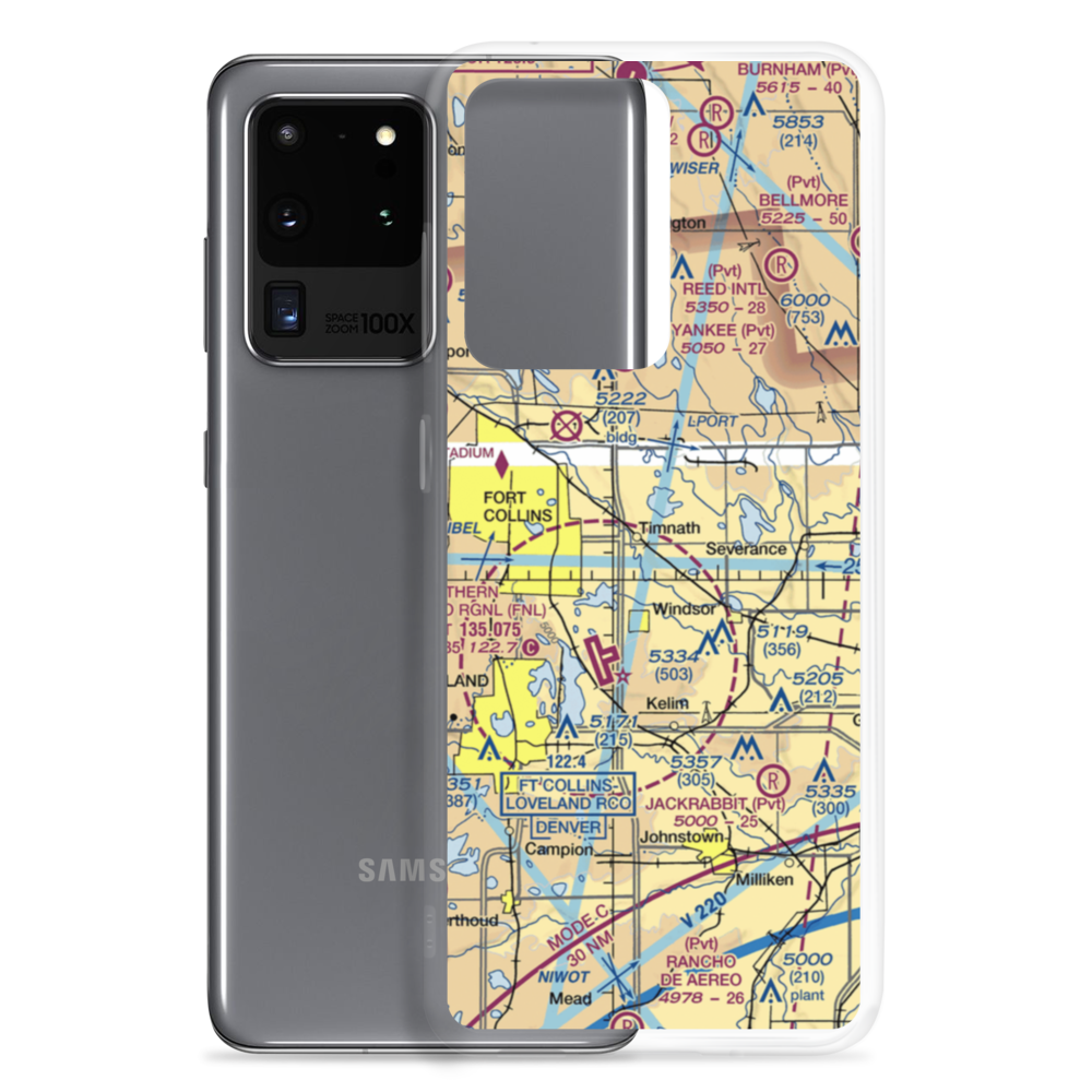 Wkr Airport (65CO) VFR Sectional Samsung Case Samsung Galaxy S20 Ultra model shown