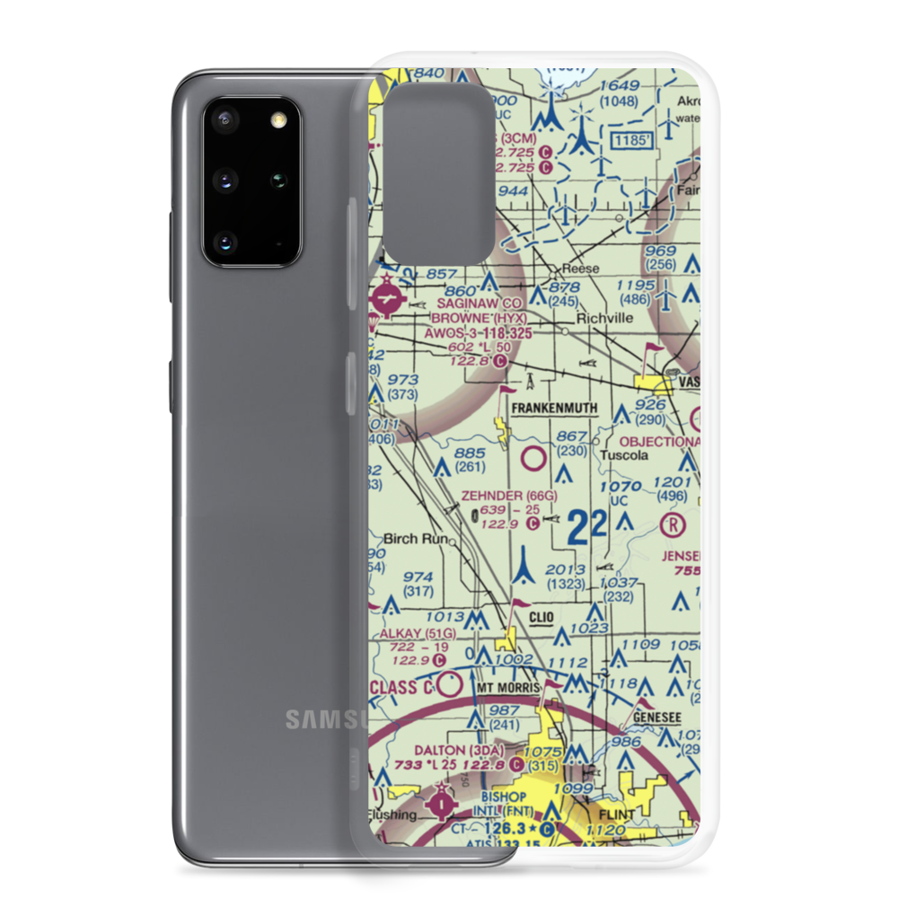 Wm 'Tiny' Zehnder Field (66G) VFR Sectional Samsung Case Samsung Galaxy S20 Plus model shown