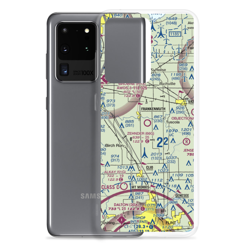 Wm 'Tiny' Zehnder Field (66G) VFR Sectional Samsung Case Samsung Galaxy S20 Ultra model shown