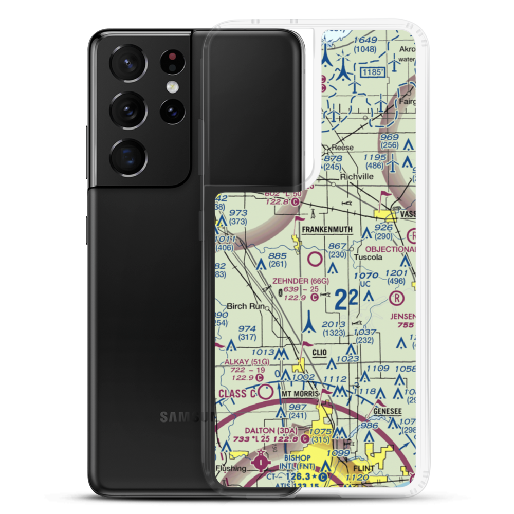 Wm 'Tiny' Zehnder Field (66G) VFR Sectional Samsung Case Samsung Galaxy S21 Ultra model shown