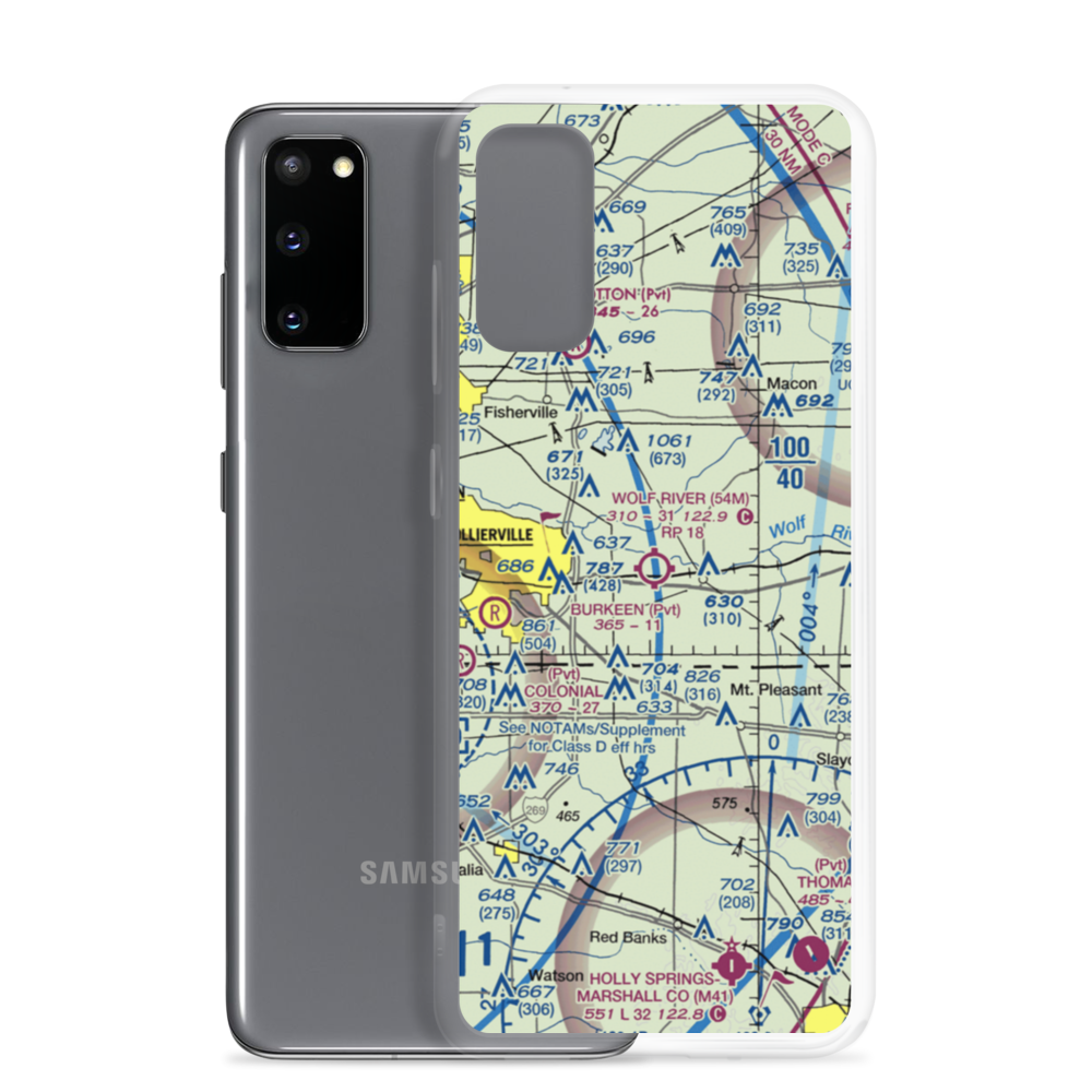 Wolf River Airport (54M) VFR Sectional Samsung Case Samsung Galaxy S20 model shown