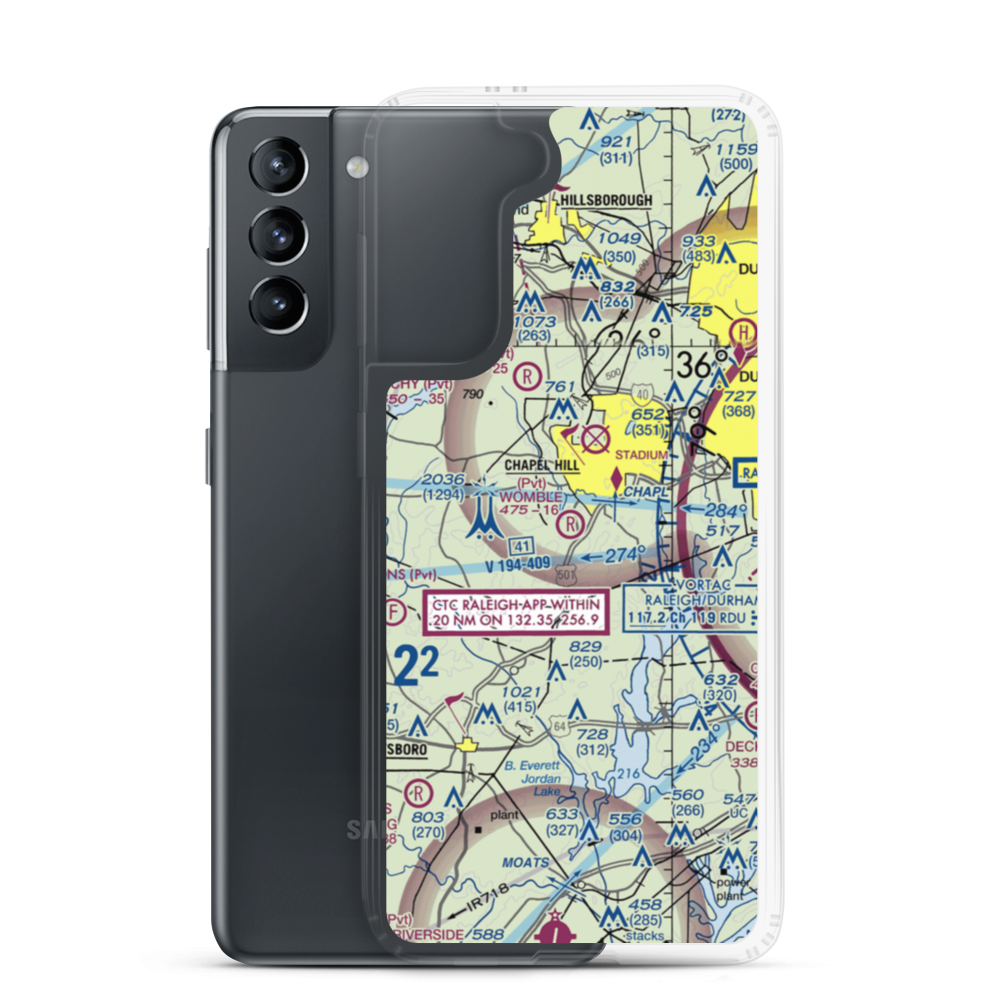 Womble Field (3NC9) VFR Sectional Samsung Case Samsung Galaxy S21 model shown
