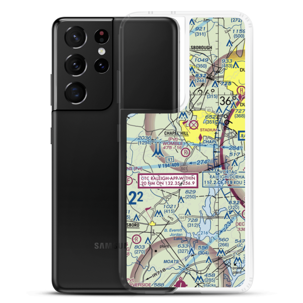 Womble Field (3NC9) VFR Sectional Samsung Case Samsung Galaxy S21 Ultra model shown