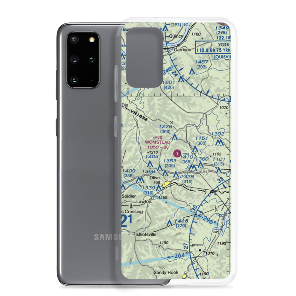 Womstead Field (2KY5) VFR Sectional Samsung Case Samsung Galaxy S20 Plus model shown