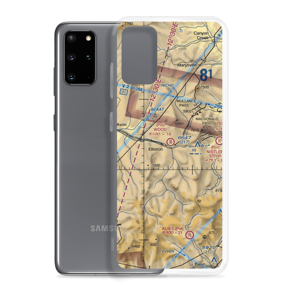 Wood Strip (1MT3) VFR Sectional Samsung Case Samsung Galaxy S20 Plus model shown