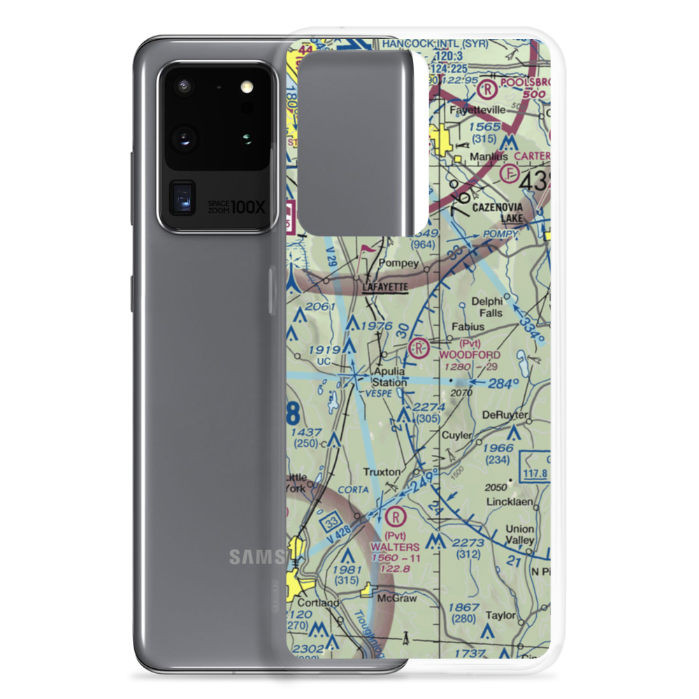 Woodford Airfield (4NK4) VFR Sectional Samsung Case Samsung Galaxy S20 Ultra model shown