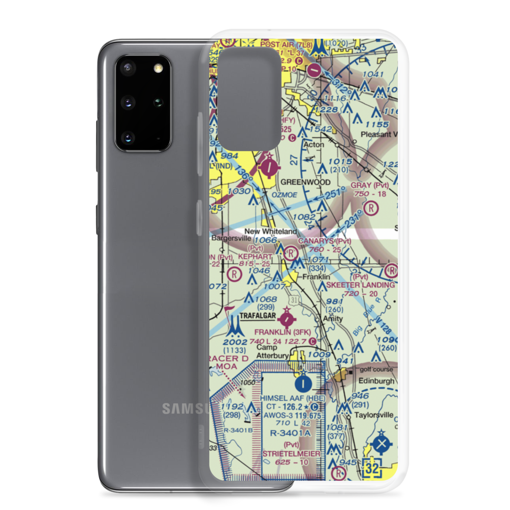 Woods Field (63II) VFR Sectional Samsung Case Samsung Galaxy S20 Plus model shown