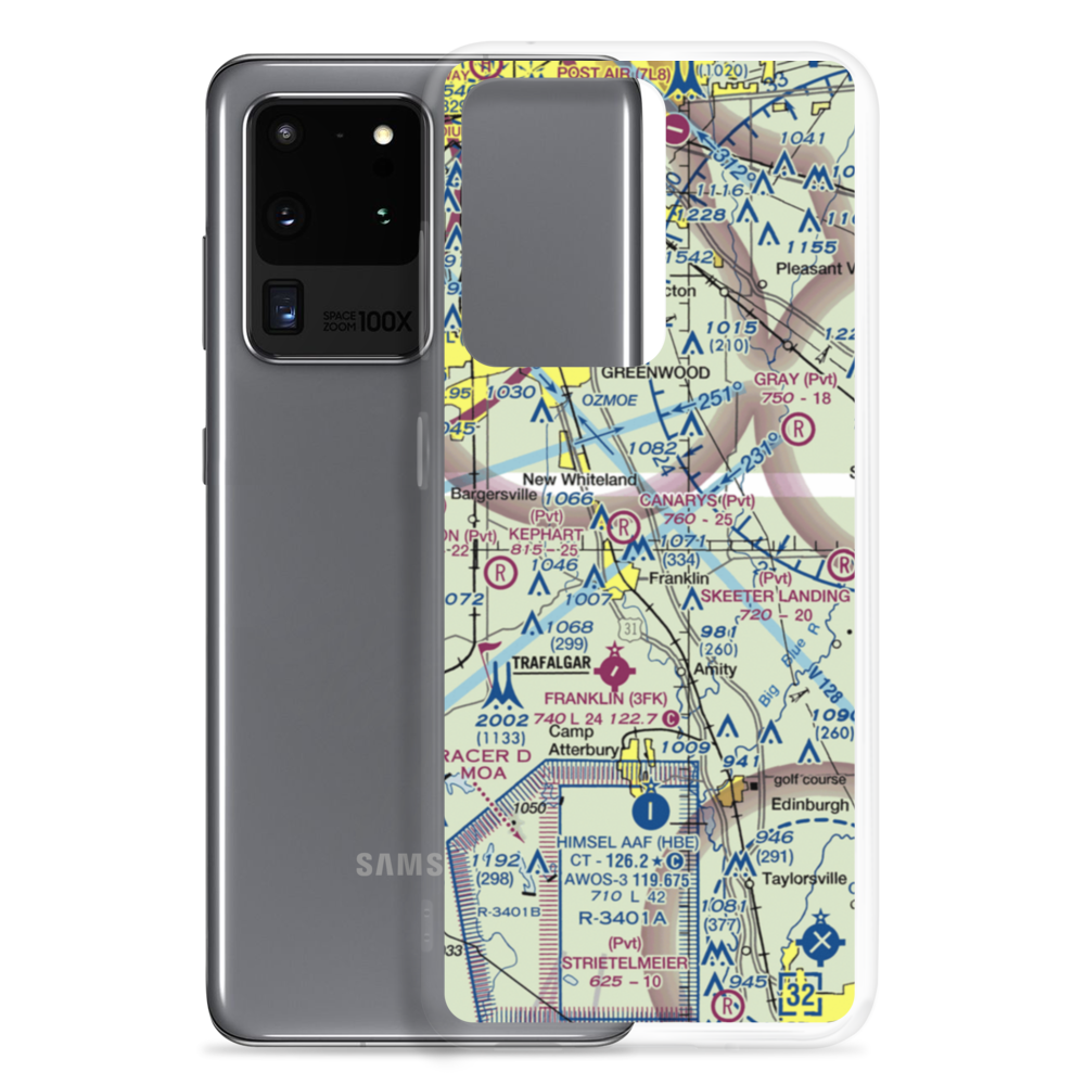 Woods Field (63II) VFR Sectional Samsung Case Samsung Galaxy S20 Ultra model shown