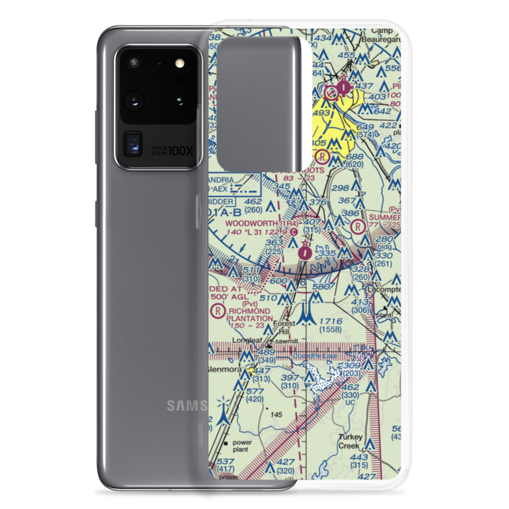 Woodworth Airport (1R4) VFR Sectional Samsung Case Samsung Galaxy S20 Ultra model shown