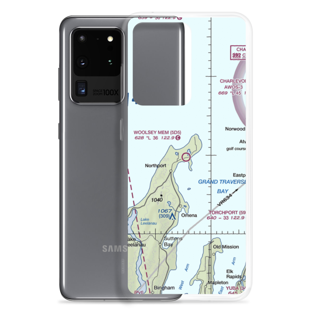 Woolsey Memorial Airport (5D5) VFR Sectional Samsung Case Samsung Galaxy S20 Ultra model shown