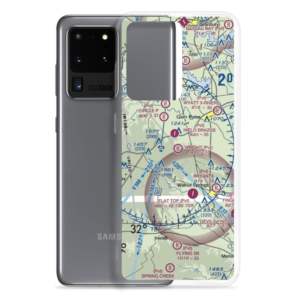 Wright Ranch Airport (TX93) VFR Sectional Samsung Case Samsung Galaxy S20 Ultra model shown