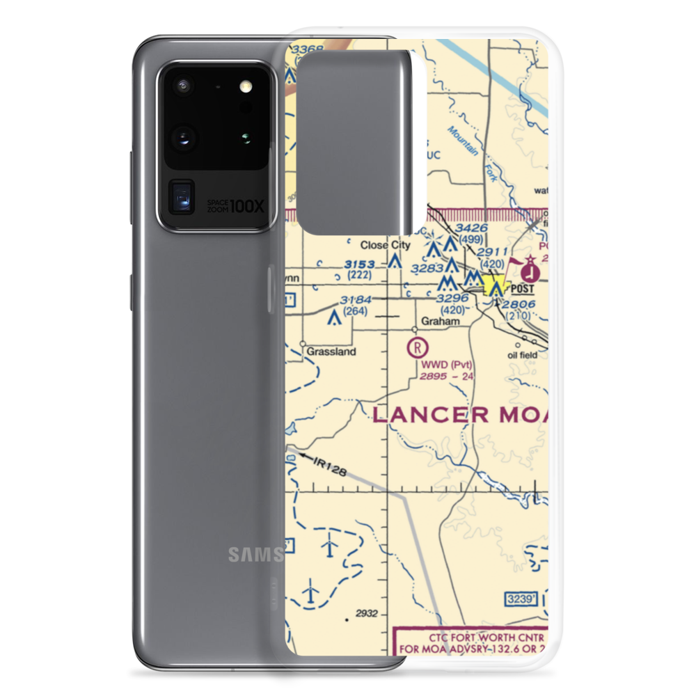 WWD Farms Airport (US-0735) VFR Sectional Samsung Case Samsung Galaxy S20 Ultra model shown