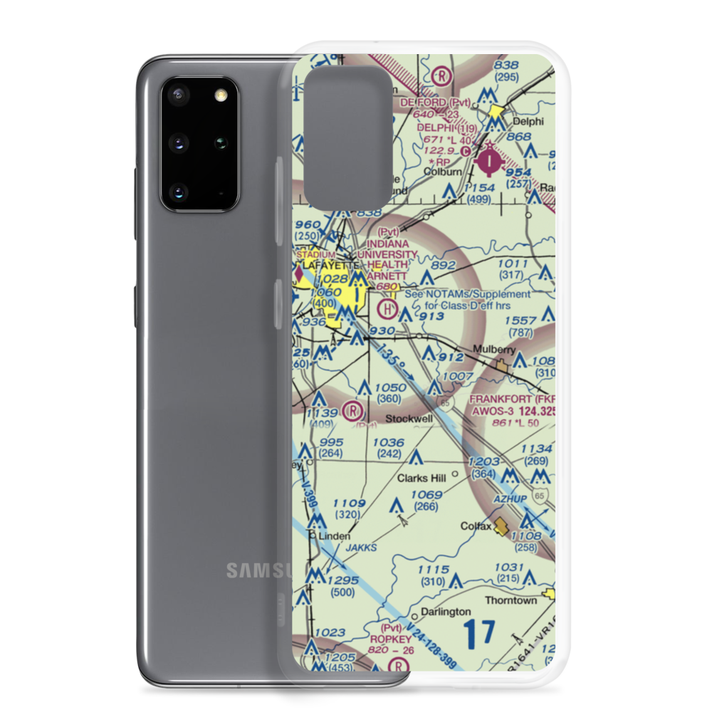 Wyandotte Airport (6IN3) VFR Sectional Samsung Case Samsung Galaxy S20 Plus model shown