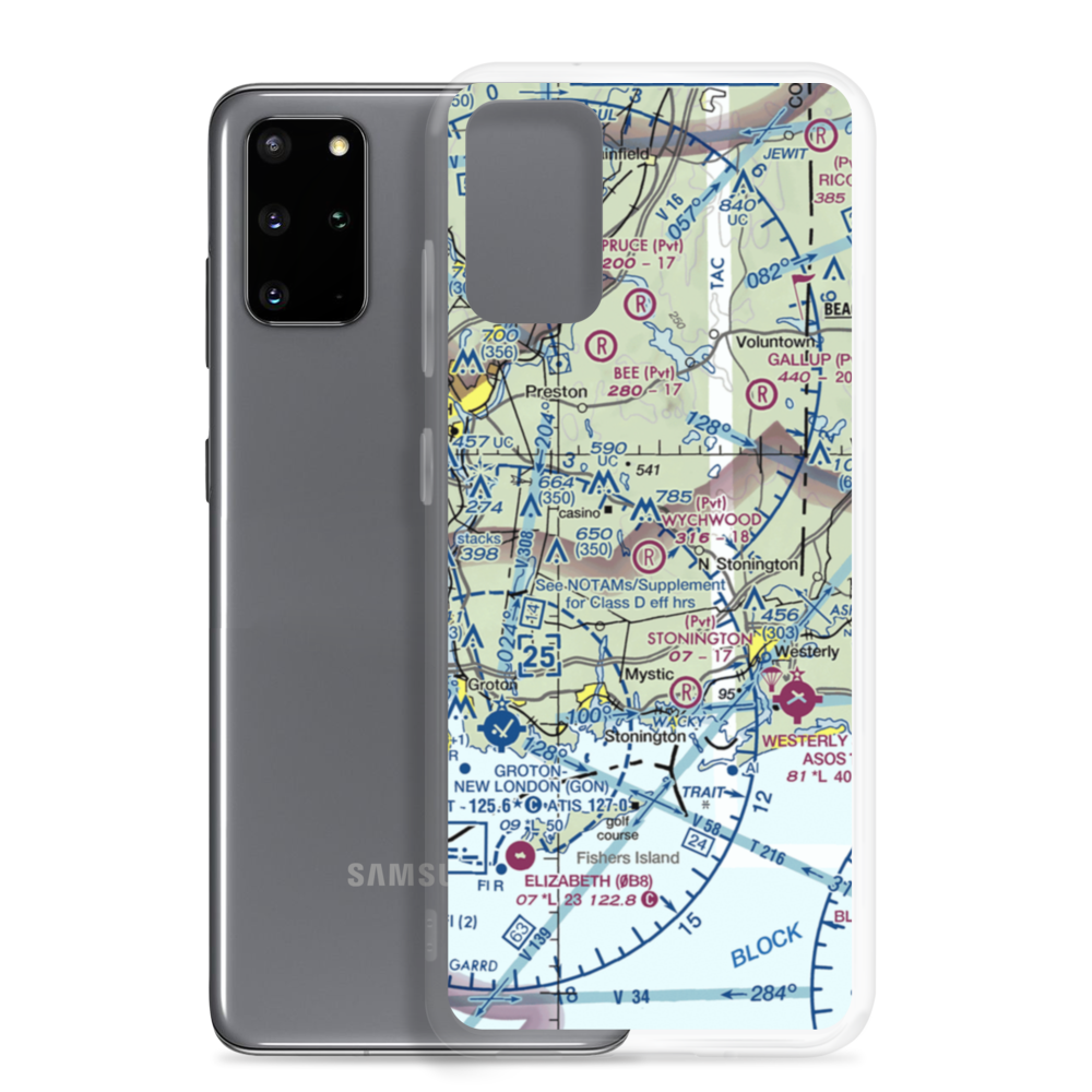 Wychwood Field (CT48) VFR Sectional Samsung Case Samsung Galaxy S20 Plus model shown