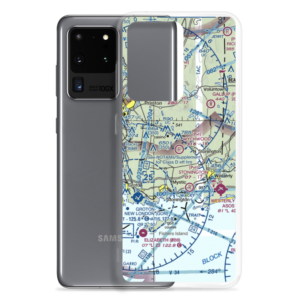 Wychwood Field (CT48) VFR Sectional Samsung Case Samsung Galaxy S20 Ultra model shown