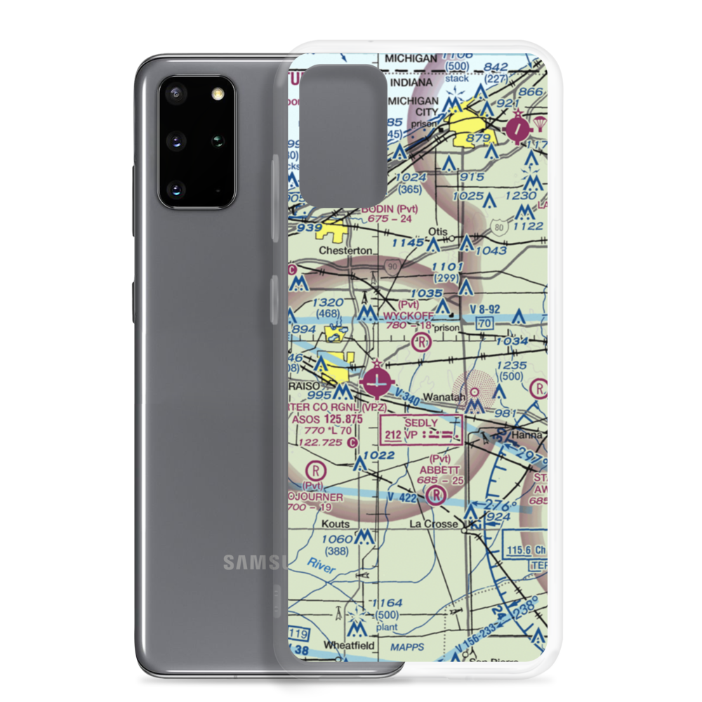 Wyckoff Airstrip (5IN4) VFR Sectional Samsung Case Samsung Galaxy S20 Plus model shown